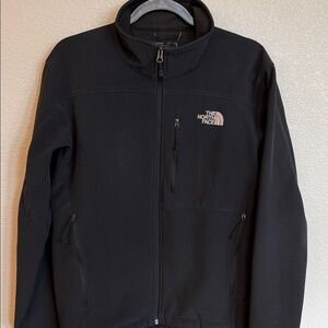 The North Face Black Men's Softshell Jacket with Zip Pockets